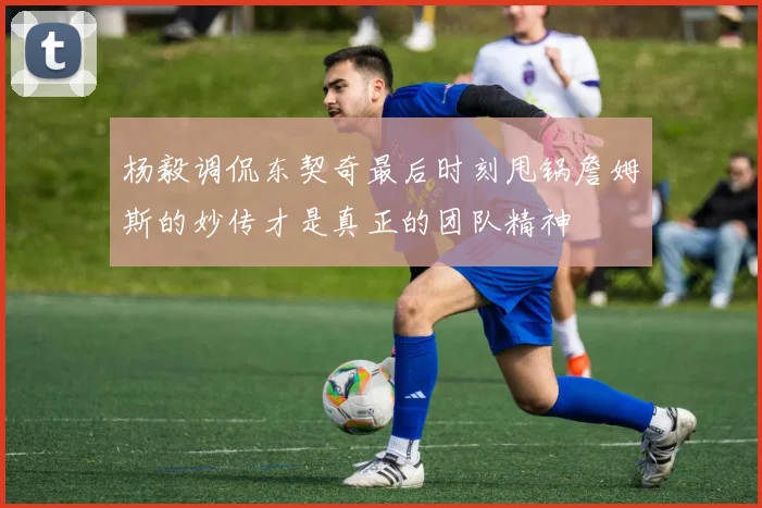杨毅调侃东契奇最后时刻甩锅詹姆斯的妙传才是真正的团队精神